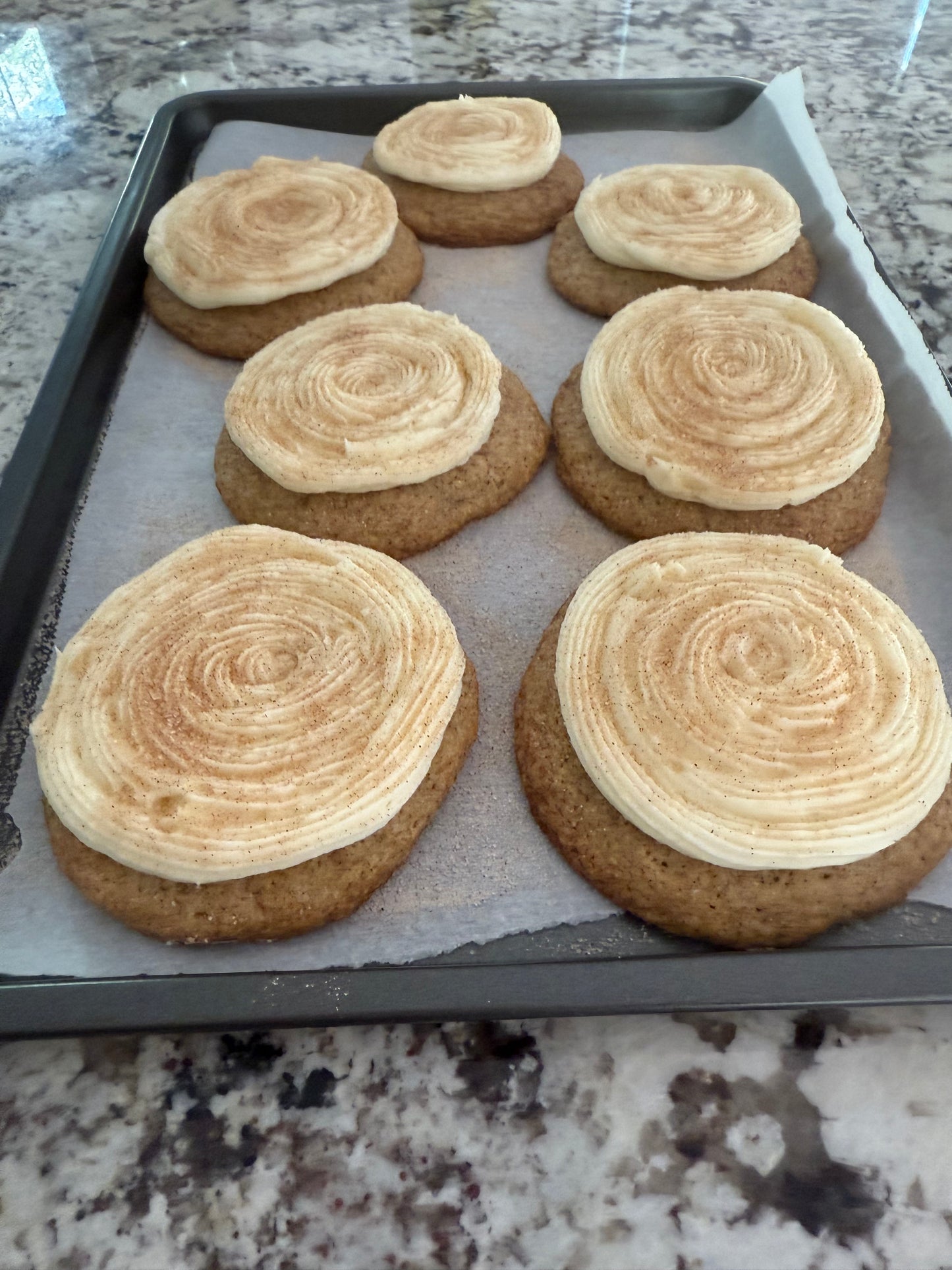 Churro Cookies – Cinnamon Sugar Frosted Cookies Half Dozen Gift Box